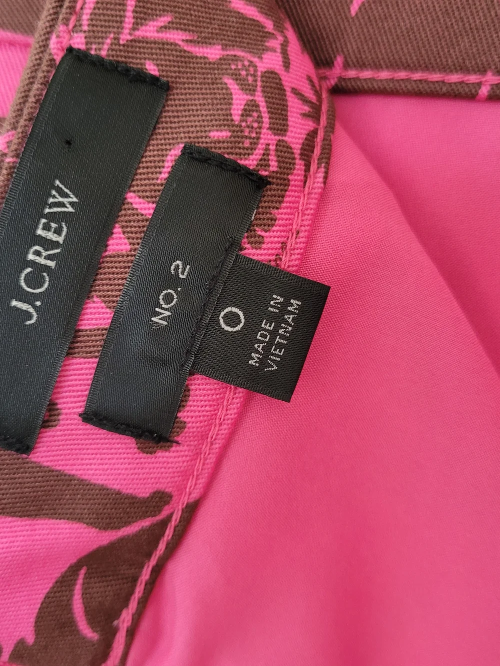 J. Crew bold pink